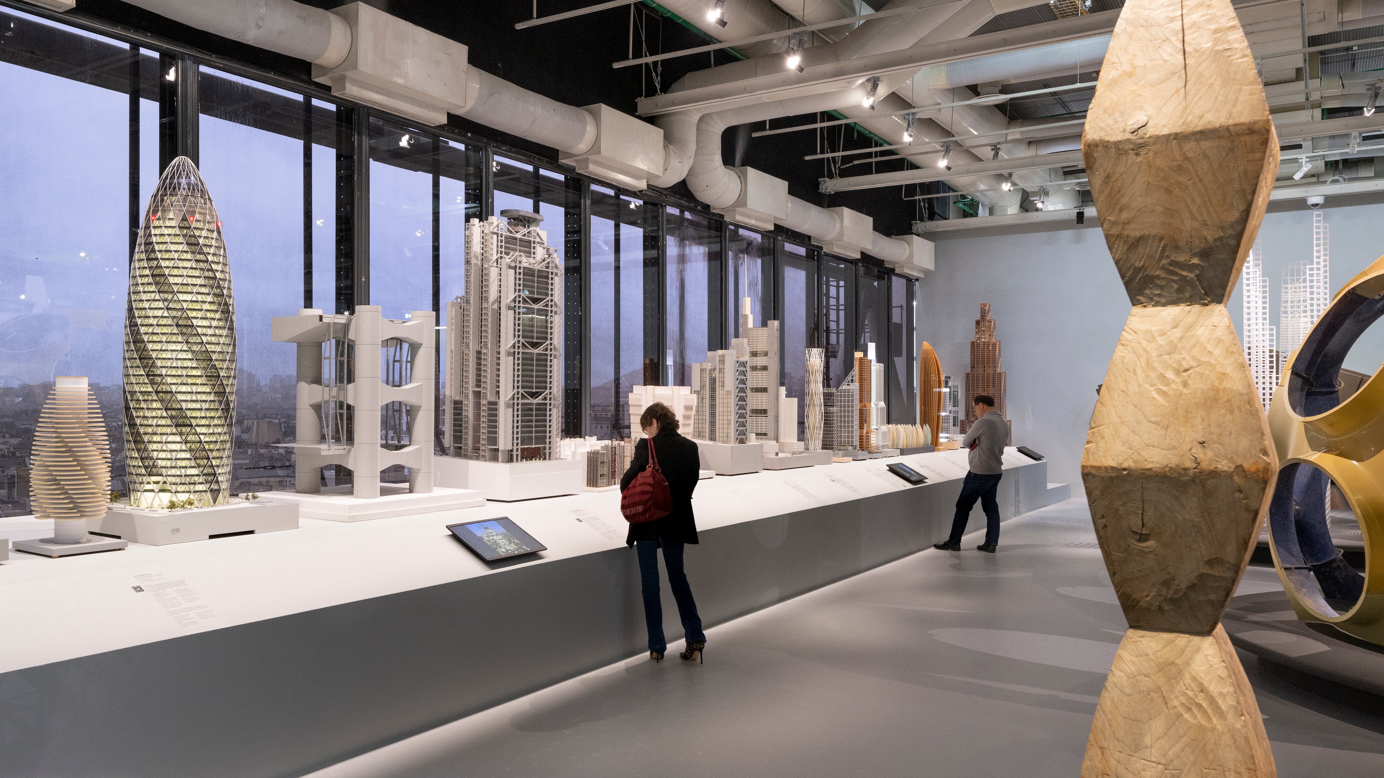 Centre Pompidou Foster + Partners Exhibition - Nigel Young