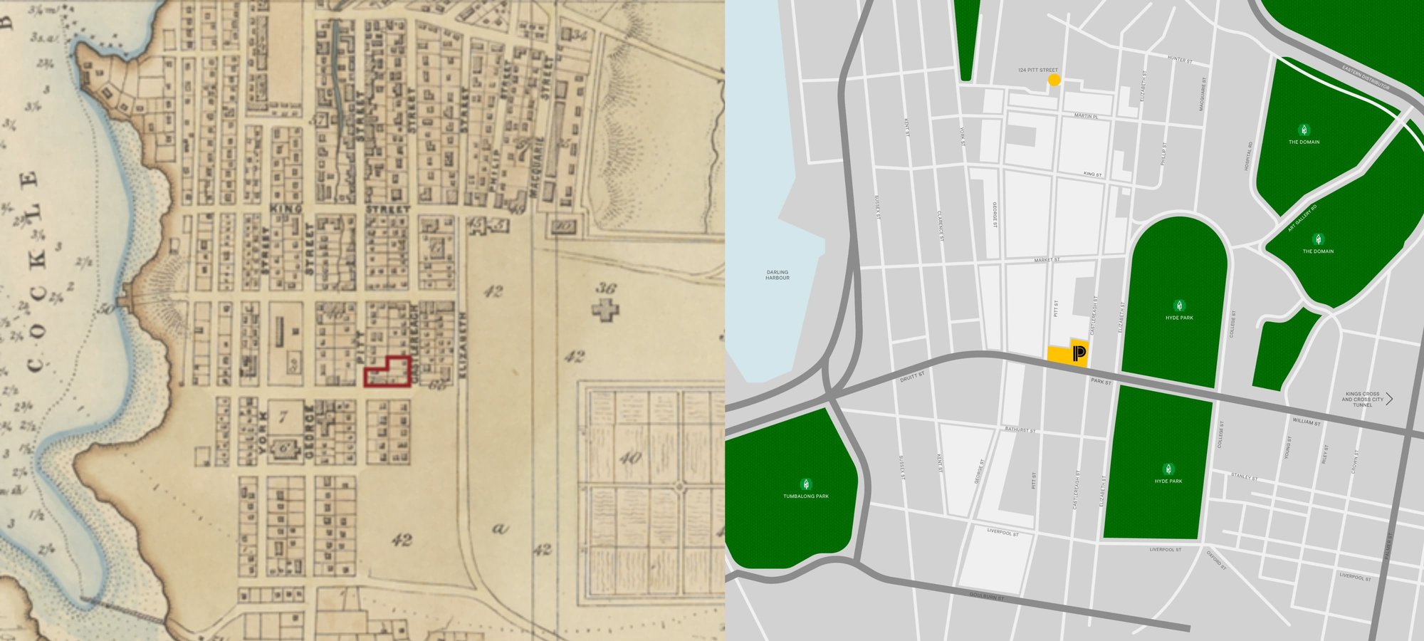 Parkline place maps